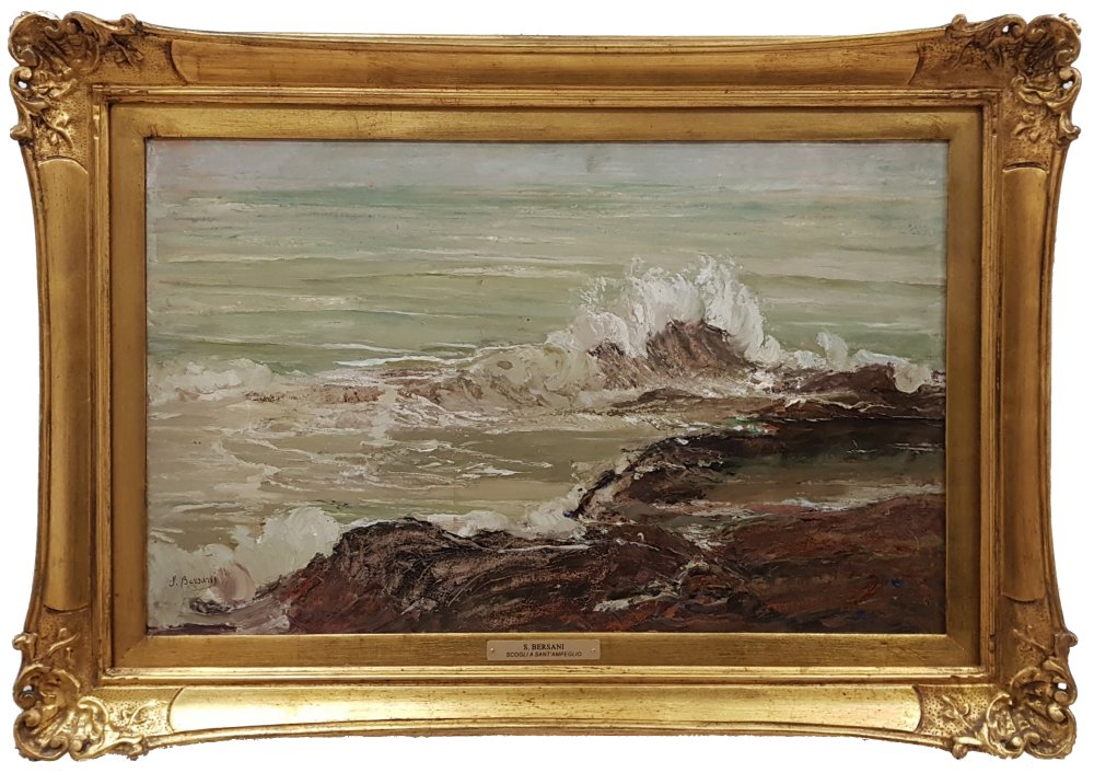 stefano bersani: Scogli a Sant'Ampelio, Bordighera